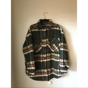 Oversized Flannel shacket New without tags
